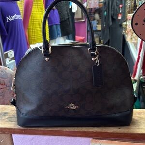 Coach Brown and Black Women's Bag